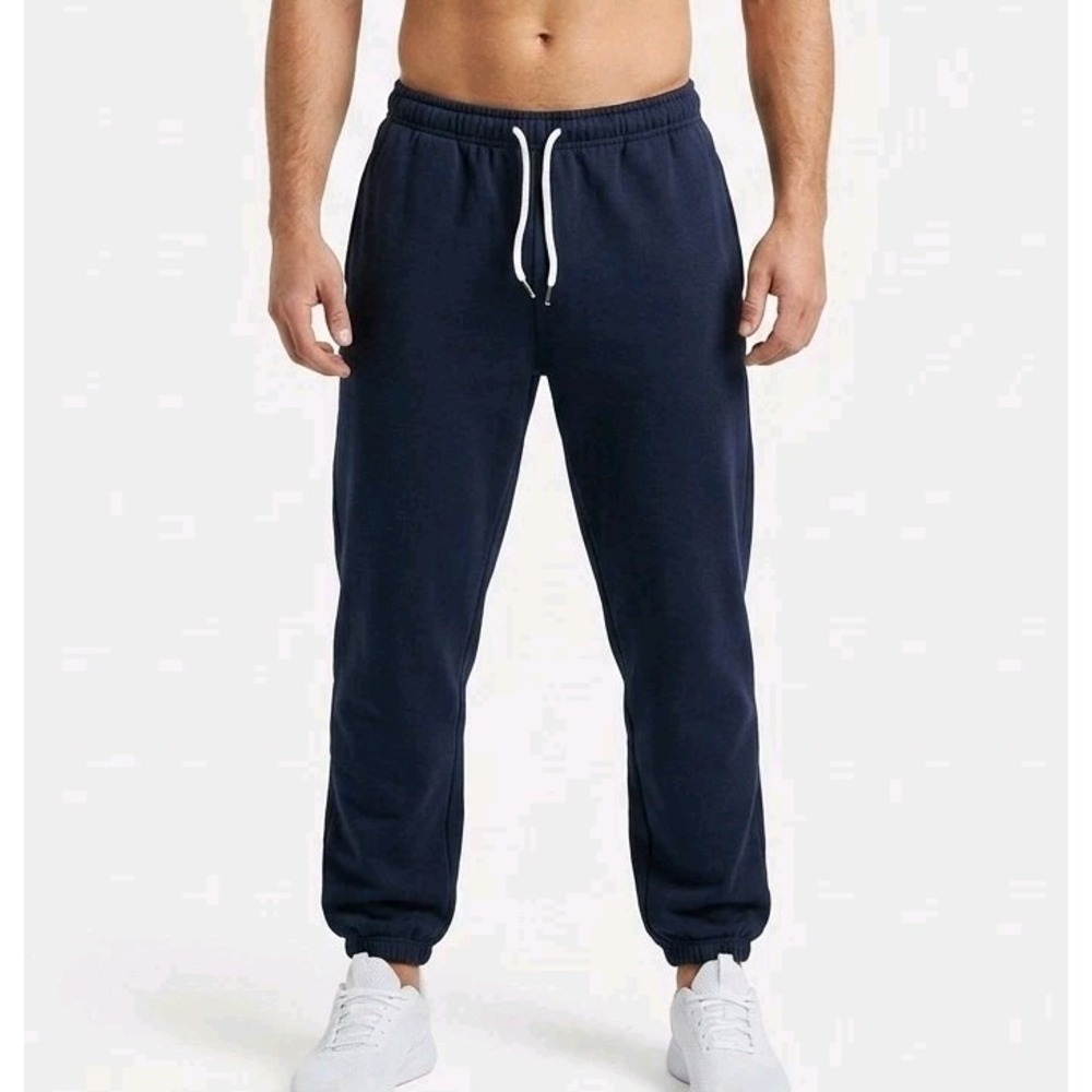 Fruit Of The Loom‎ Eversoft Fleece Elastic Bottoms Sweatpants Navy Size 3XL